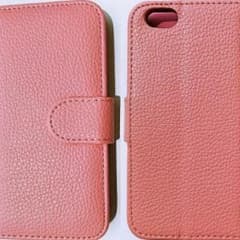 iPhone6手帳★スタンド機能★カバー★ストラップ付★ ピンクのサムネイル
