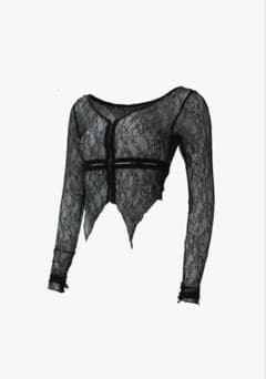 【theredthread】 S split lace topsのサムネイル