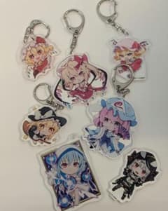 東方Project アクリルキーホルダー 7種セットのサムネイル