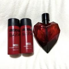 ほぼ未使用 DIESELディーゼル香水 ラヴァードゥースレッドキス3点