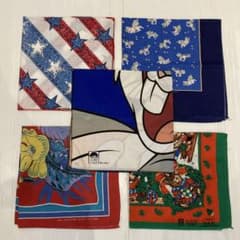 80s 90s ビンテージ バンダナ まとめ売り USA - メルカリ