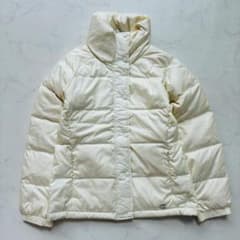 Champion ダウンジャケット 軽量 防寒 白 M相当（F336） - メルカリ