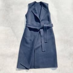 ♡美品♡ ドゥーズィエムクラス　ウールアンゴラロングベスト ベルト付き　定価８万 ♡美品♡ ドゥーズィエムクラス ウールアンゴラロングベスト ベルト