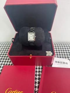 タンクソロ クォーツ シルバー文字盤