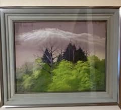 佐倉功起「陽春」日本画 10号 富士山 額付き 絵画 佐倉功起「陽春」日本画 10号 富士山 額付き 絵画 - メルカリ