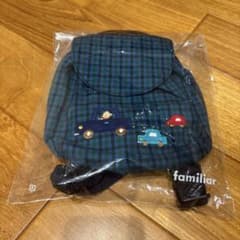 familiar 車刺繍 チェック柄バッグのサムネイル