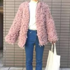 【値下げ】ohotoro モコモコアウターのサムネイル