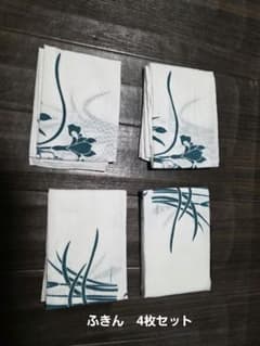 菖蒲柄 ふきん　4枚セットのサムネイル