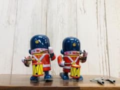 ブリキ　おもちゃ　行進　アンティークのサムネイル