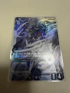 ガンダムカードゲーム　ウイングガンダムゼロ（EW仕様）　パラレル　LR+ LRのサムネイル