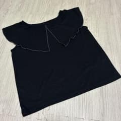 NOW NOW ノースリーブ ブラウス ブラックのサムネイル