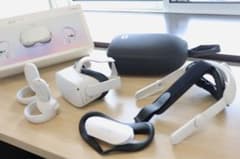 Oculus Quest2 64GB +公式ケース・シリコンカバー+ストラップ付のサムネイル