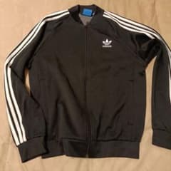 adidas 黒 ジャージ Lサイズ 3本ラインのサムネイル