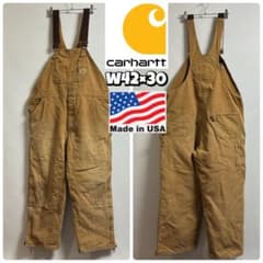 CARHARTT カーハート オーバーオール 激レア USA W42 ビック - メルカリ