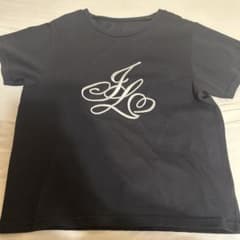 GRL ロゴ刺繍 クルーネック 半袖Tシャツ ブラックのサムネイル