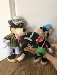 ディズニー ビッグバッドウルフ 三点セット ミッキー ぬいぐるみのサムネイル