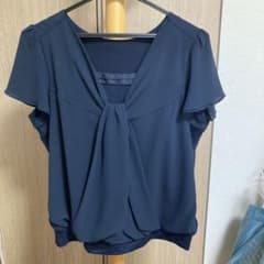 リフレクト11号ネイビー　シフォンブラウスのサムネイル