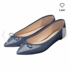 最終値下げ♡新品未使用GU ポインテッドバレエシューズのサムネイル