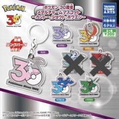 ポケモン 30周年 メタルチャームマスコット　5種類のサムネイル