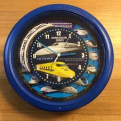SRA 新幹線クロック 壁掛け時計 SR-WC15001BLのサムネイル
