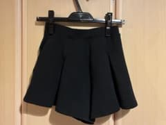 UNIQLO プリーツ ミニスカート ブラック 130 キッズのサムネイル