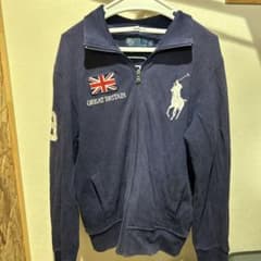 90s Polo by RalphLauren ジップ スウェット ビッグポニーのサムネイル