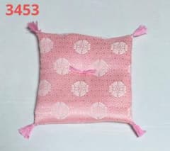 3404　座布団　小物用　10cm　ピンク　和柄　金襴　1点 3453 座布団 小物用 10cm ピンク 和柄 金襴 1点 - メルカリ