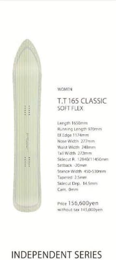 スノーボード gentemstick tt 165 2018-2019 woman gentemstick tt 165 2018-2019 woman - メルカリ
