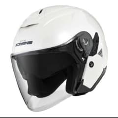 コミネ ジェットヘルメット パールホワイト HK-172 新品未使用のサムネイル