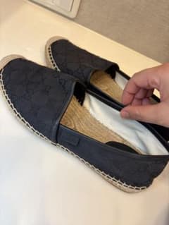 GUCCI GG柄 エスパドリーユ ブラック 37 1/2のサムネイル
