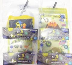 スプラトゥーン3 一番くじ F賞 イカしたジッパーバッグ 4種セットのサムネイル