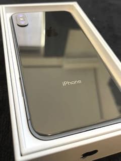 【超美品】iPhone X 本体 256GB スペースグレイ 黒のサムネイル