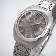 438 稼働 RADO 時計 自動巻き ストラトジェット デイト シルバー 