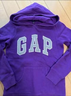 GAP Kids フード付きパーカー 150 紫のサムネイル