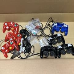 HORI クラシックコントローラー パーツセット 8個 ジャンク 修理 改造用のサムネイル