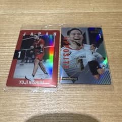 男子バレーウエハース　西田有志選手2枚セットのサムネイル