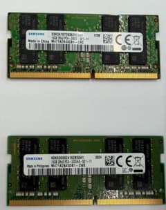 些*細様 動作確認済み DDR4 32GB(16×2) ノートPC用メモリ ID - メルカリ