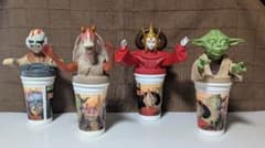 Star Wars Episode I KFC カップフィギュア 4種セット Star Wars Episode I KFC カップフィギュア 4種セット - メルカリ