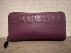 ☆*!様 LACOSTE ラコステ　長財布 パープル　紫のサムネイル