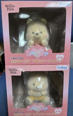 신품 미개봉 곰 푸우 밀키보아 플록키 피규어