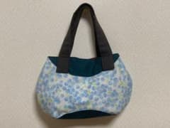 ハンドメイド ミニバッグ かわいい　トートバッグ　バッグインバッグのサムネイル