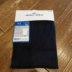 BODY WILD VネックTシャツ L ブラックのサムネイル