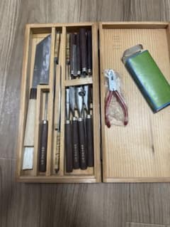 ぶっさん］尚台正吉 調理細工包丁 一式 むきものセット 専用木箱ケース付き ぶっさん様専用］尚台正吉 調理細工包丁 一式 むきものセット 専用木箱