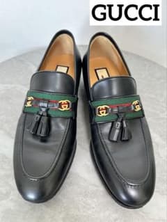 お値下げ♥GUCCI ファー付きローファー 黒　37.5 drop-kaitori_sh88-2410-98