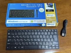 【美品】サンワサプライ Bluetoothキーボード SKB-BT23BKのサムネイル