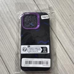 iPhone 14 Pro ハードケース 黒と紫のサムネイル