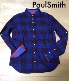 PaulSmith チェック柄長袖シャツ Sサイズのサムネイル