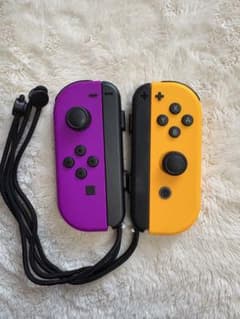 【美品】Nintendo Switch Joy-Con パープル/イエローのサムネイル