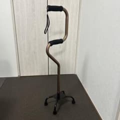 幸和製作所 らくらく4点杖 ロイヤルブラウンのサムネイル