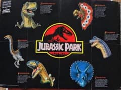 非売品 Jurassic Park 両面ポスター 恐竜図鑑のサムネイル